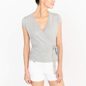 J Crew Short Sleeve sweater Wrap